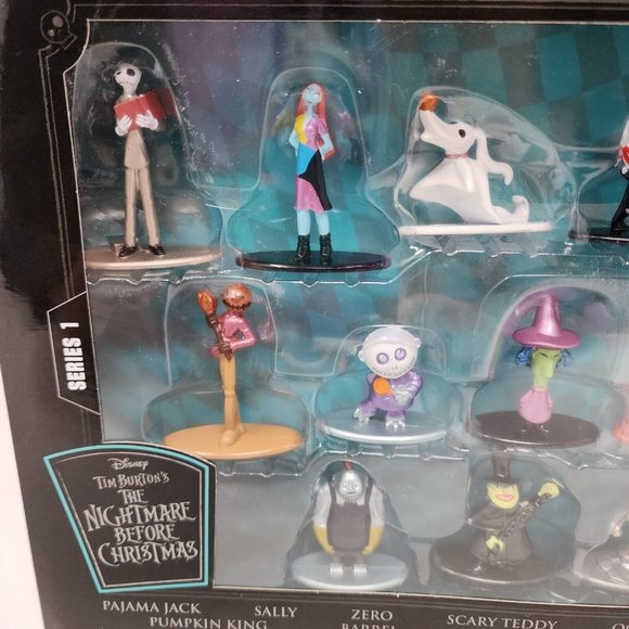 Disney Nightmare Before Christmas Set Of 18 Diecast Figurines Nano Metalfigs New - Picture 8 of 13